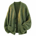 Merrick | Men’s Oversized V-Neck Knitted Cardigan with Button Front