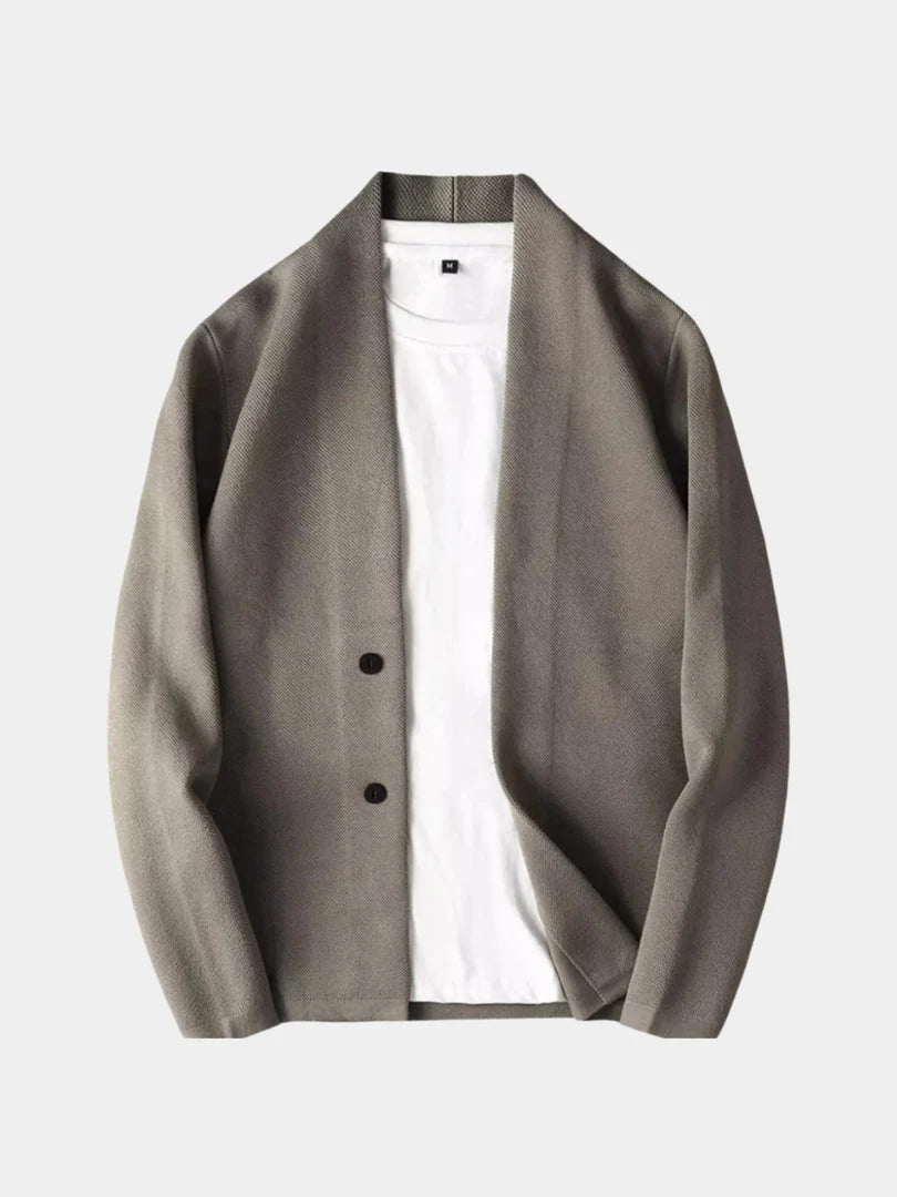 Soren | Men’s Textured Knit Classic Fit Cardigan with Two-Button Front
