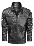 Zane | Men's Quilted Biker Leather Jacket
