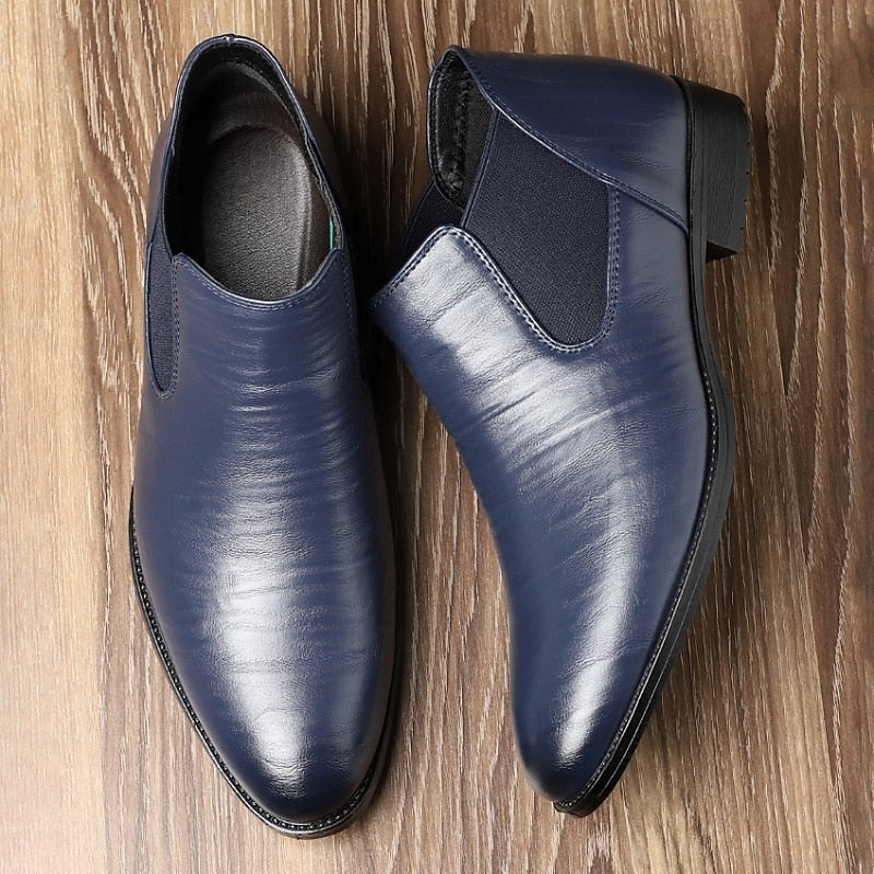 Bramwell | Men’s Classic Slip-On Chelsea Boots with Elastic Side Panels & Supportive Sole