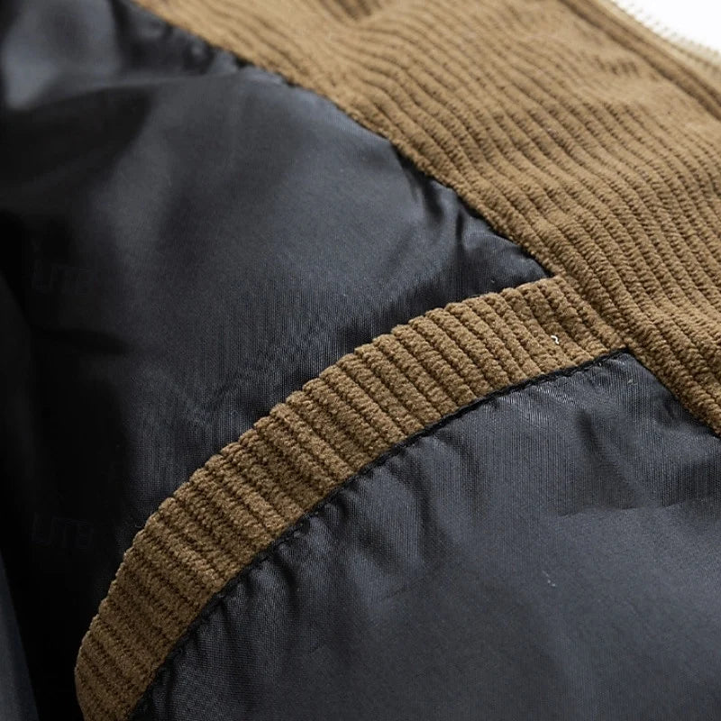 Darius | Two-Tone Hooded Puffer Jacket