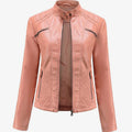 Maristelle | Diamond Quilted Biker Jacket